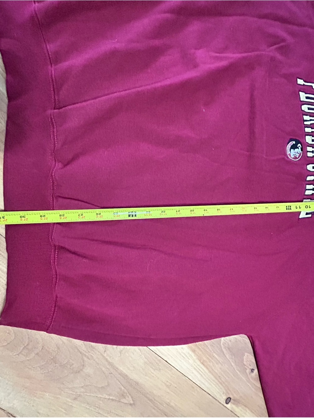 Men’s Crewneck Florida State Sweatshirt - Garnet - Picture 6 of 7